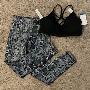 Marika reversible leggings and sports bra set